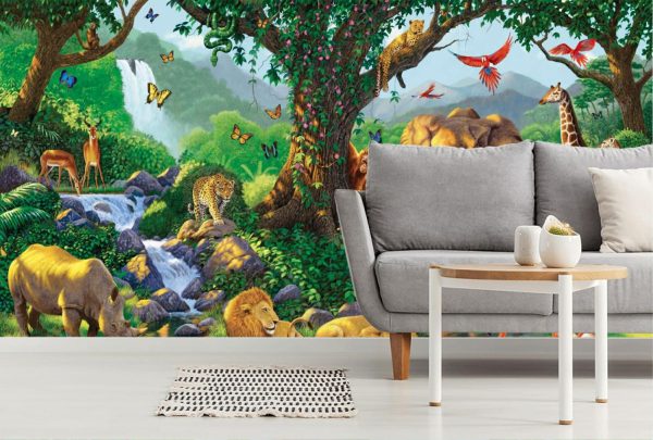 Kids Rooms | Nature’s Harmony Mural Wallpaper Animals Animals