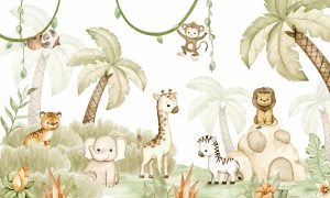 Kids Rooms | Savannah Joy Wallpaper Mural Animals Animals