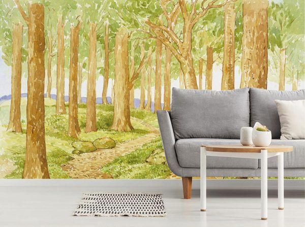 Kids Rooms | Woodland Glade Wallpaper Mural Colors Colors