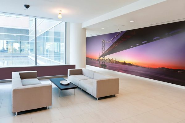 Landmarks | Bay Bridge San Francisco, CA Mural Wallpaper Architectural Architectural