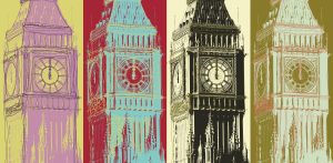 Landmarks | Big Ben (Lew) Wall Mural Wallpaper Murals Landmarks