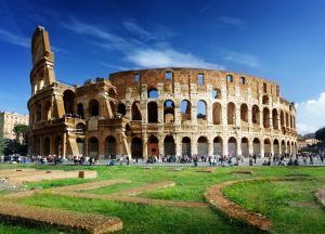 Landmarks | Colosseum in Rome Italy Mural Wallpaper Landmarks Landmarks