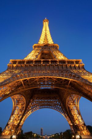 Landmarks | Eiffel Twilight Wallpaper Mural Landmarks Landmarks