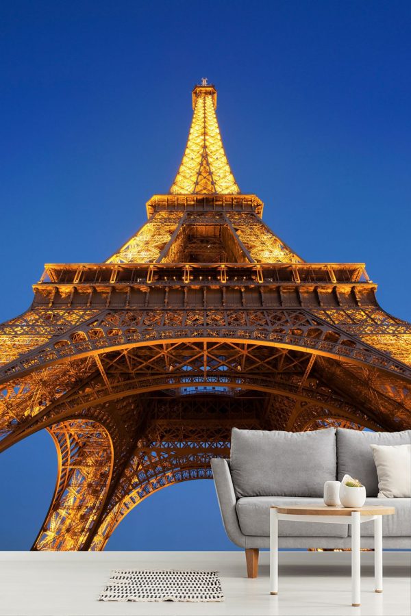 Landmarks | Eiffel Twilight Wallpaper Mural Landmarks Landmarks