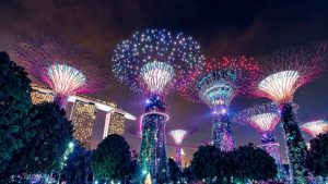 Landmarks | Gardens By The Bay Mural Wallpaper City & Skyline City & Skyline