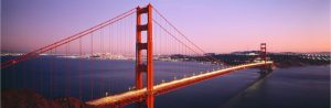 Landmarks | Golden Gate Bridge At Night San Francisco Wallpaper Mural Architectural Architectural