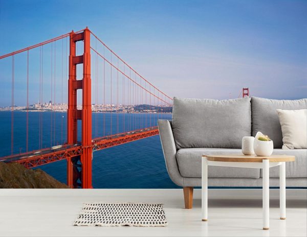 Landmarks | Golden Gate View Mural Wallpaper Landmarks Landmarks