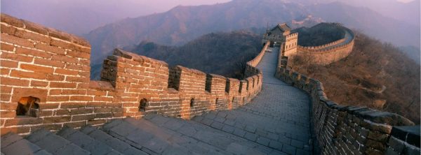 Landmarks | High Angle View Of The Great Wall Of China Wall Mural Extra Large Extra Large