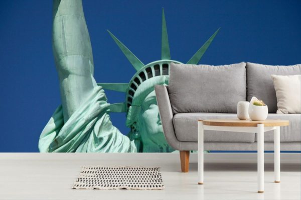 Landmarks | Lady Liberty Closeup Wall Mural City & Skyline City & Skyline