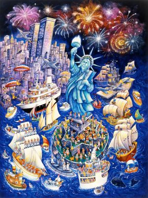 Landmarks | Miss Liberty Wallpaper Mural Landmarks Landmarks