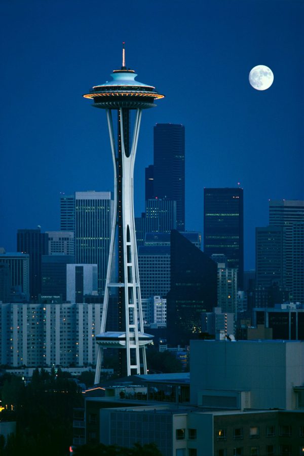 Landmarks | Space Needle, Seattle, Washington Wallpaper Mural Landmarks Landmarks