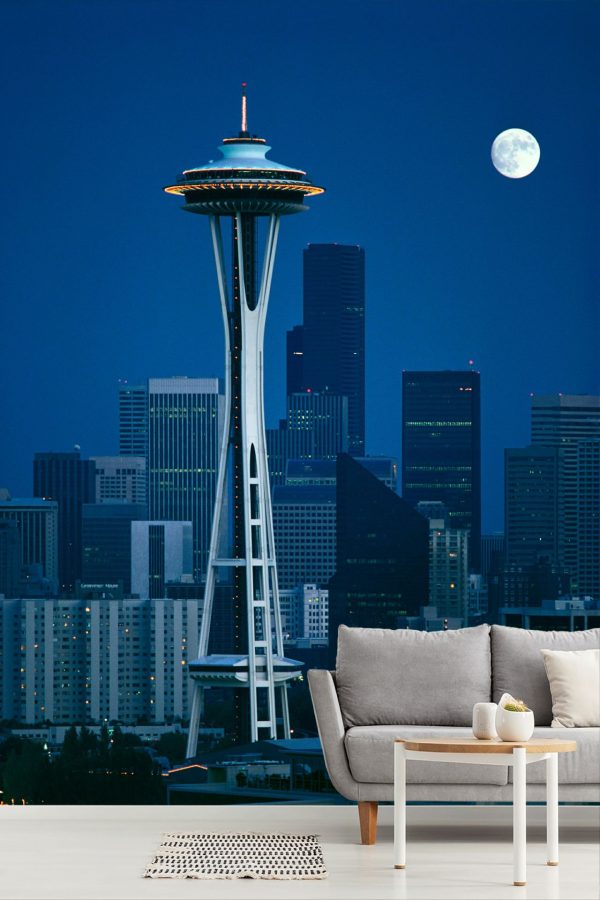 Landmarks | Space Needle, Seattle, Washington Wallpaper Mural Landmarks Landmarks