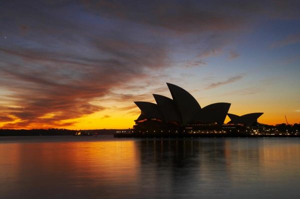 Landmarks | Sydney Opera House At Dawn (Wall) Wallpaper Mural City & Skyline City & Skyline