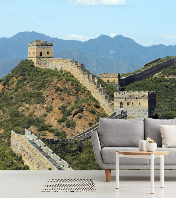 Landmarks | The Great Wall Of China Jinshanling Mural Wallpaper Landmarks Landmarks