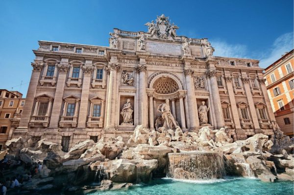 Landmarks | Trevi Fountain In Rome Wallpaper Mural Landmarks Landmarks