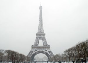 Landmarks | Winter In Paris Wallpaper Mural Landmarks Landmarks