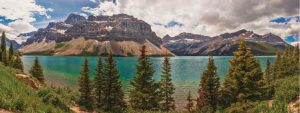 Landscapes & Scenic | Bow Lake East Shore Banff National Park Wall Mural Extra Large Extra Large