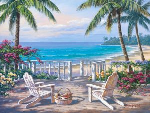 Landscapes & Scenic | Coastal View Wallpaper Mural Beach & Tropical Beach & Tropical