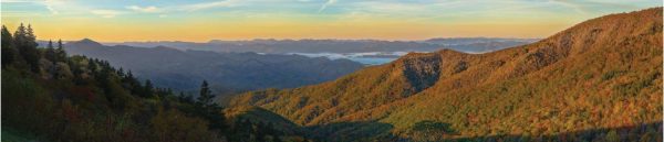 Landscapes & Scenic | Dawn on the Blue Ridge Parkway Wall Mural Extra Large Extra Large