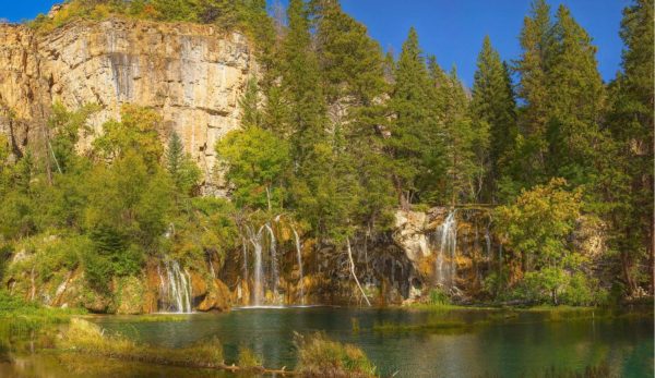 Landscapes & Scenic | Hanging Lake Wall Mural Landscapes & Scenic Landscapes & Scenic