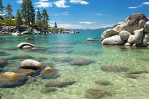 Landscapes & Scenic | Lake Tahoe Beach Wall Mural Landscapes & Scenic Landscapes & Scenic