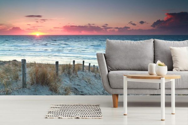 Landscapes & Scenic | Sand Path To The North Sea Before Sunset In Holland Wall Mural Landscapes & Scenic Landscapes & Scenic