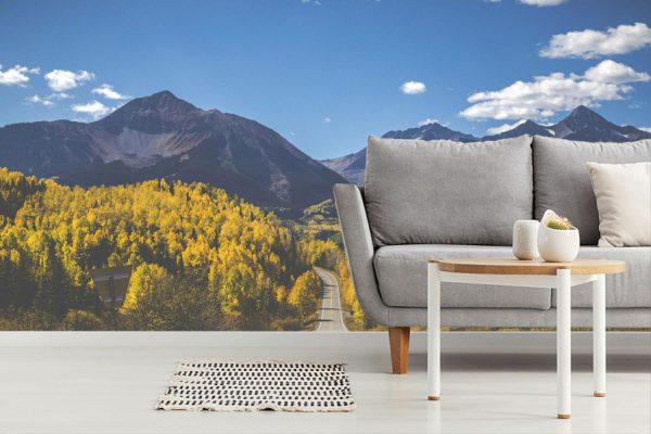 Landscapes & Scenic | Scenic Highway Drive Through Colorado Wall Mural Landscapes & Scenic Landscapes & Scenic