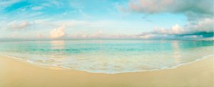 Landscapes & Scenic | Waves On Seven Mile Beach In Cayman Islands Wallpaper Mural Beach & Tropical Beach & Tropical