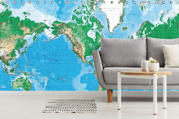 Maps & Flags | EGI World Map Wall Mural Maps & Flags Maps & Flags