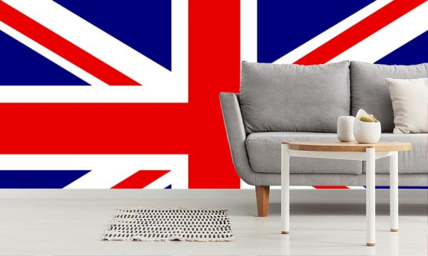 Maps & Flags | Great Britain Flag Mural Wallpaper Maps & Flags Maps & Flags