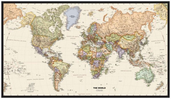 Maps & Flags | Legacy World Map Wall Mural Maps & Flags Maps & Flags