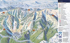 Maps & Flags | Monarch Mountain Trail Map Mural Art & Graphics Art & Graphics