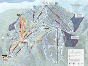 Maps & Flags | Northstar Ski Trail Map With Legend Wall Mural Maps & Flags Maps & Flags