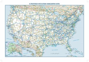 Maps & Flags | USA Highways Map Wall Mural Maps & Flags Maps & Flags