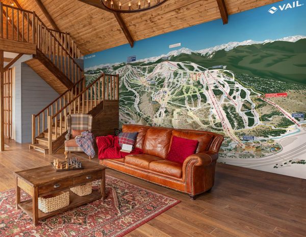 Maps & Flags | Vail Ski Trail Map Wall Mural Maps & Flags Maps & Flags