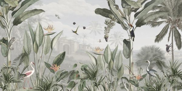 Nature | Botanical Beauty Jungle Wallpaper Mural Animals Animals