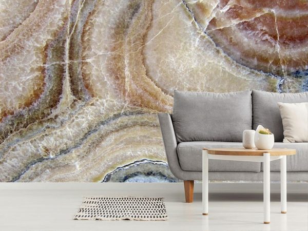 Nature | Macro Image Of Onyx Marble Wallpaper Mural Colors Colors