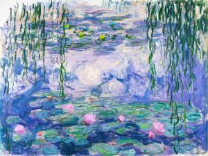 Nature | Monet Water Lilies 1916-19 Mural Wallpaper Colors Colors