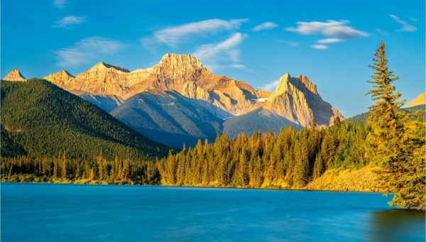 Nature | Mount Lougheed Landscape At Gap Lake Wall Mural Nature Nature