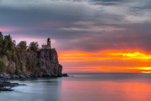 Nature | North Shore Lighthouse Wall Mural Landscapes & Scenic Landscapes & Scenic