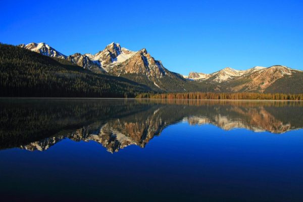 Nature | Stanley Lake Wallpaper Mural Landscapes & Scenic Landscapes & Scenic