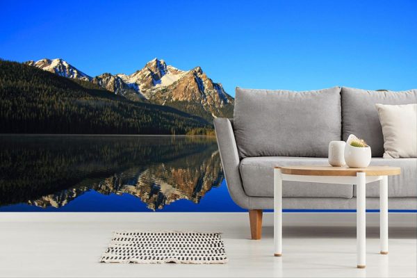 Nature | Stanley Lake Wallpaper Mural Landscapes & Scenic Landscapes & Scenic