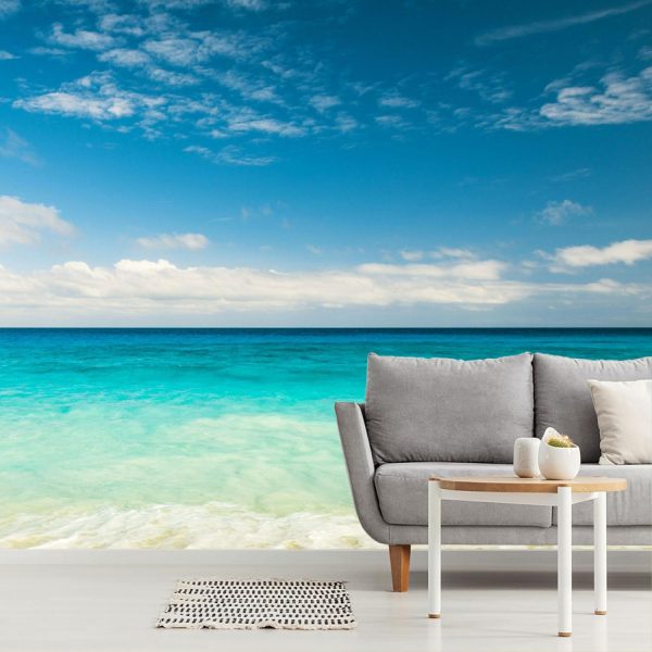 Nature | Tropical Beach With Turquoise Water Wall Mural Beach & Tropical Beach & Tropical