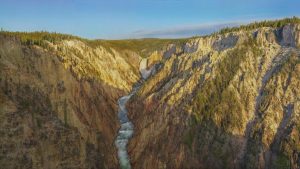 Nature | Yellowstone Fall Sunrise Wall Mural Nature Nature