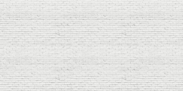 Panoramic | Cracked Whitewash Bricks Panoramic Mural Extra Large Extra Large