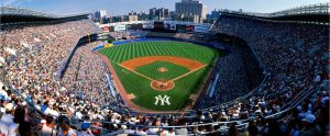 Panoramic | High Angle View Of Yankee Stadium Wall Mural Architectural Architectural