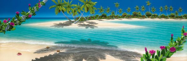 Panoramic | Morning Glory Bay Wall Mural Beach & Tropical Beach & Tropical