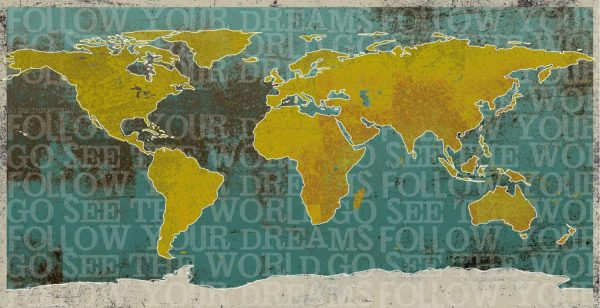 Panoramic | See The World Wall Mural Maps & Flags Maps & Flags