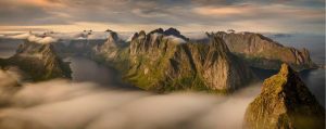 Panoramic | View From Helvete Summit Wall Mural Extra Large Extra Large