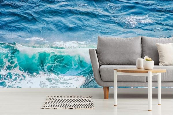 Seasonal | Aerial View Of Ocean Wave Wall Mural Nature Nature